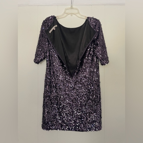 Sequined Rachel Roy Purple dress - Picture 3 of 4